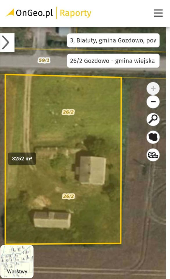 siedlisko, 3 pokoje Białuty, Białuty. Zdjęcie 1