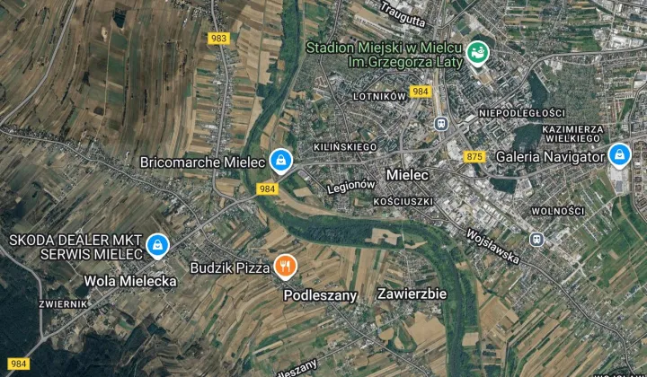 Działka budowlana Mielec Stary Mielec, ul. Legionów