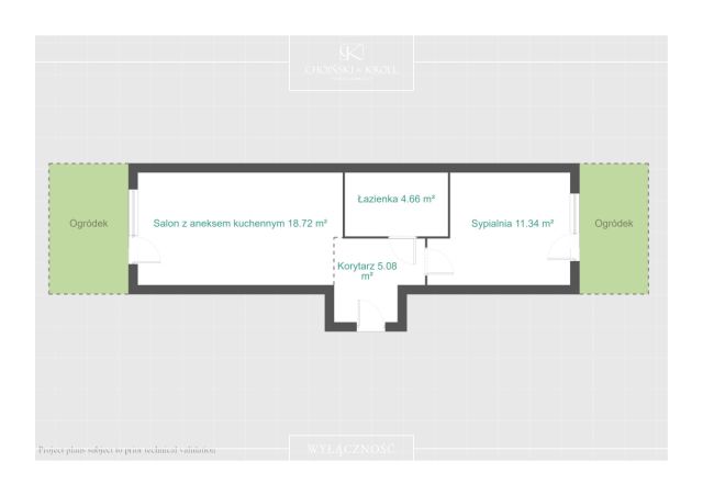 Mieszkanie 2-pokojowe Poznań Rataje, ul. Sowia. Zdjęcie 15