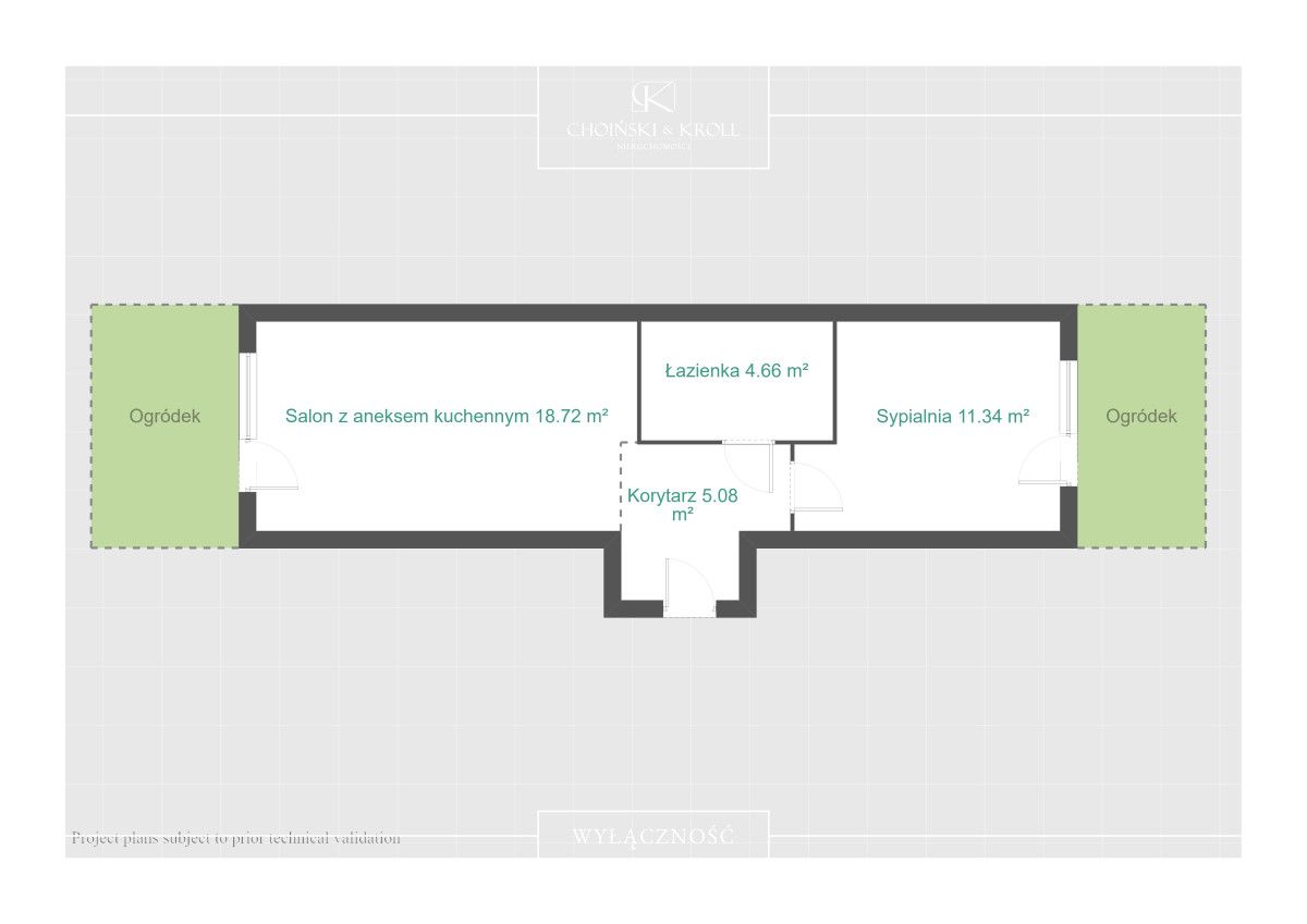 Mieszkanie 2-pokojowe Poznań Rataje, ul. Sowia. Zdjęcie 15