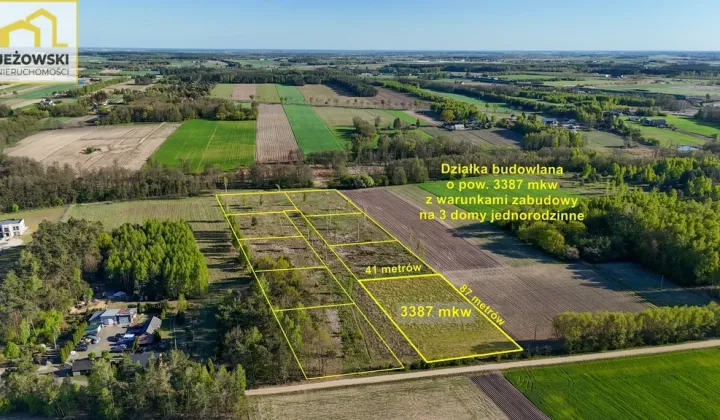 Działka budowlana Nowe Wrońska