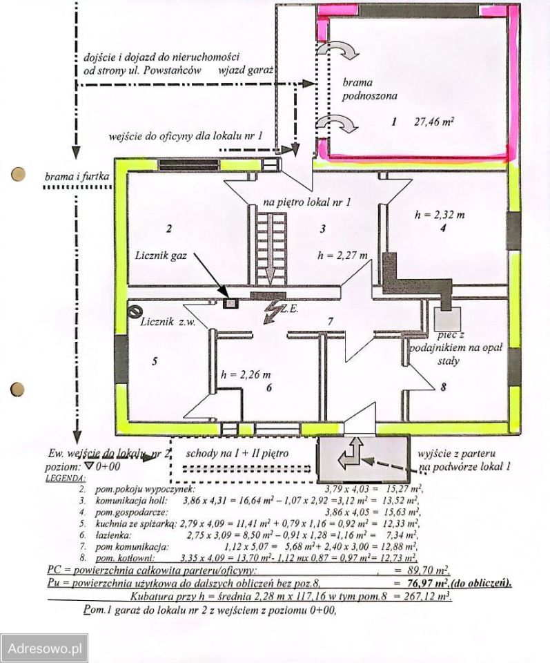 dom wolnostojący Baborów, ul. Powstańców. Zdjęcie 14
