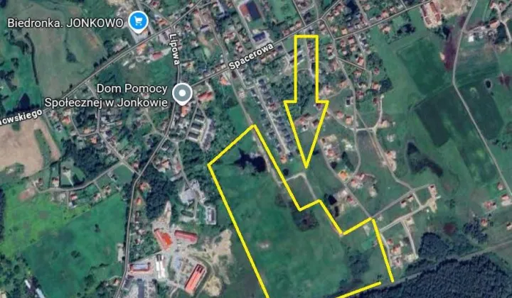 Działka rolno-budowlana Jonkowo