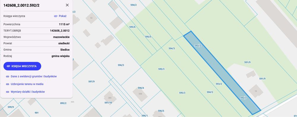 Działka budowlana Nowe Opole, ul. Klonowa. Zdjęcie 3