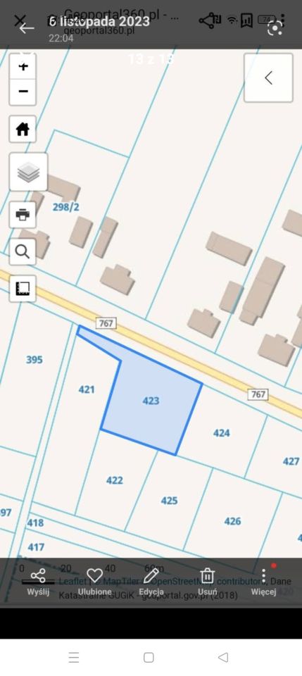 Działka rolno-budowlana Bogucice Drugie Szosa, ul. Szosa. Zdjęcie 2