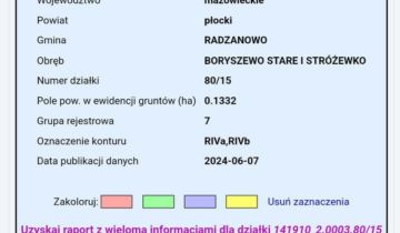 Działka budowlana Stróżewko