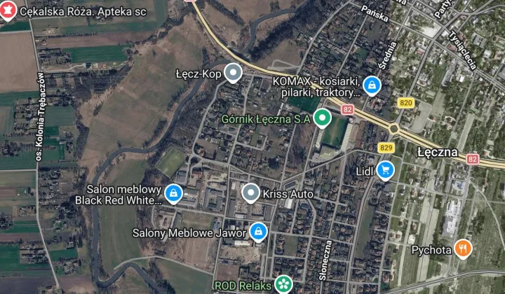 Działka budowlana Łęczna Pasterniak, ul. Doktora Onanowa