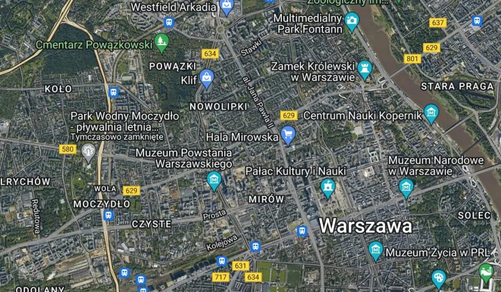 Mieszkanie 3-pokojowe Warszawa Mirów, ul. Ogrodowa