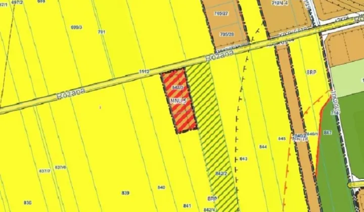 Działka budowlana Urzędów, ul. Różana