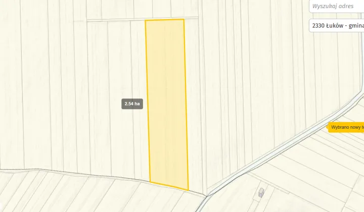 Działka rolna Ryżki