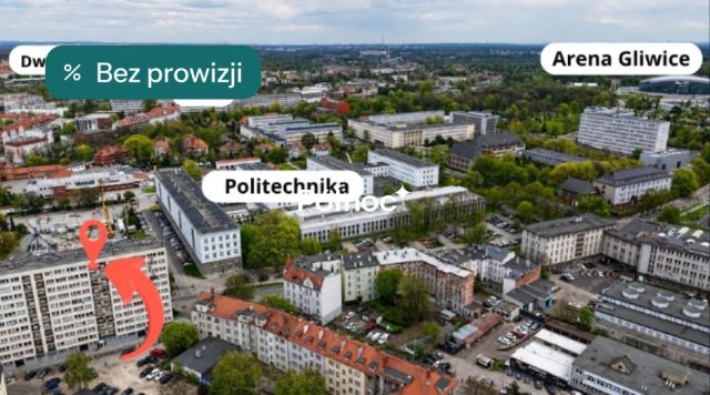 Mieszkanie 3-pokojowe Gliwice Śródmieście, ul. Łużycka. Zdjęcie 1