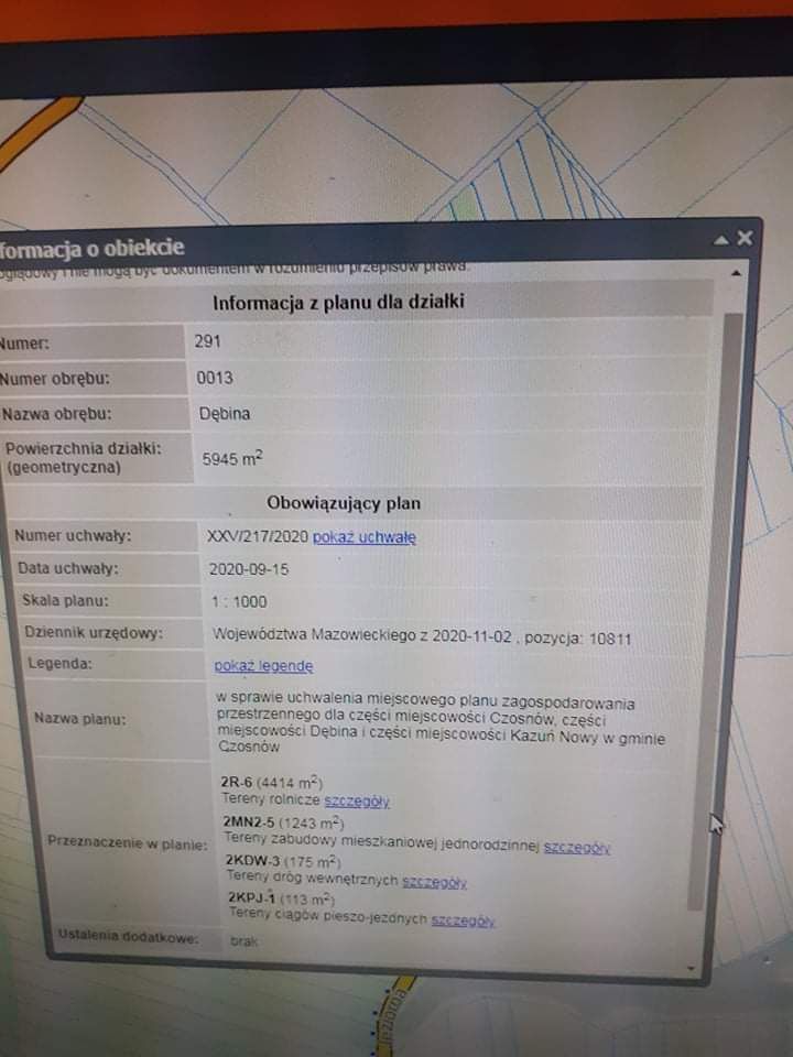 Działka rolno-budowlana Czosnów. Zdjęcie 2