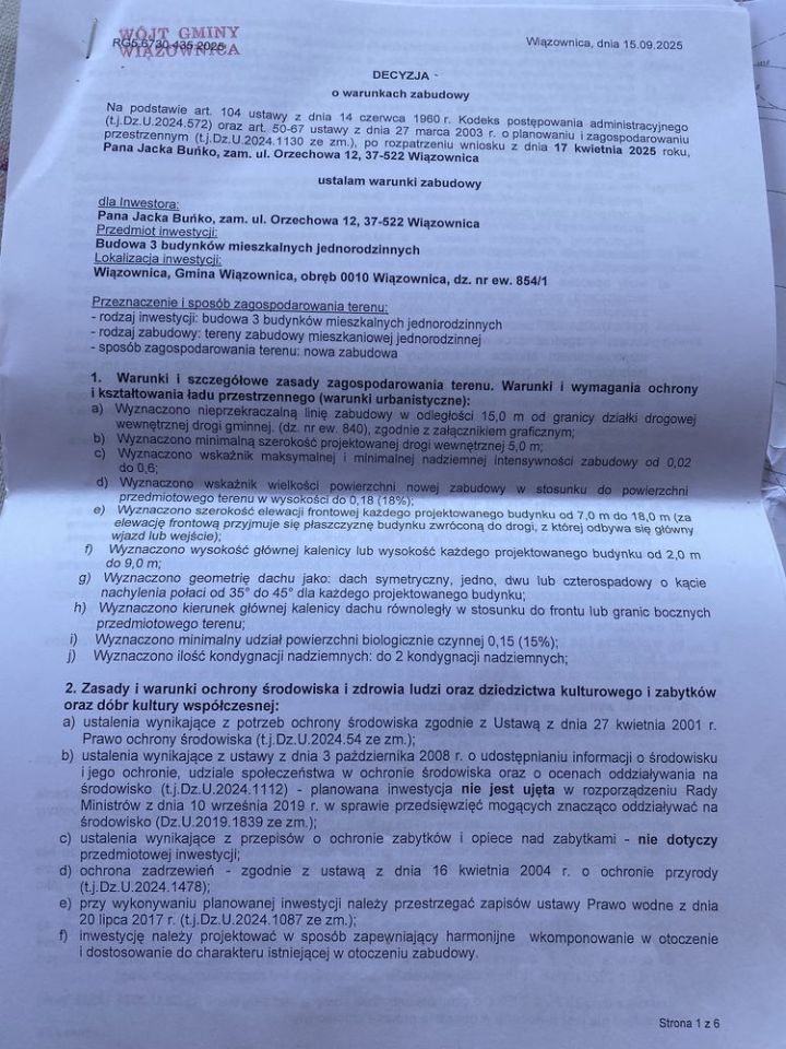 Działka budowlana Wiązownica. Zdjęcie 5