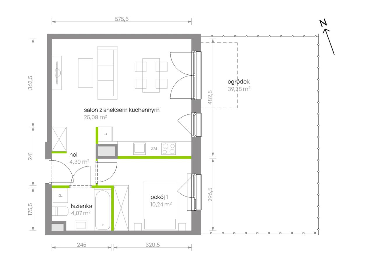 Mieszkanie 2-pokojowe Warszawa Chrzanów, ul. Szeligowska. Zdjęcie 8