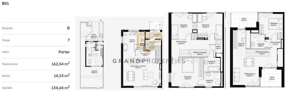 bliźniak, 7 pokoi Warszawa Mokotów. Zdjęcie 5