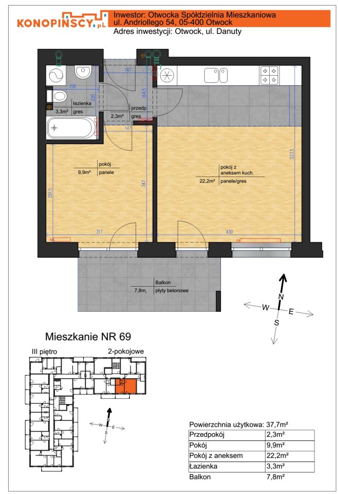 Mieszkanie 2-pokojowe Otwock Ługi, ul. Danuty. Zdjęcie 8