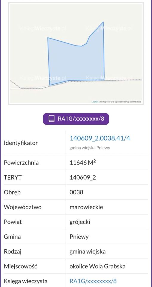 Działka budowlana Wola Grabska. Zdjęcie 3