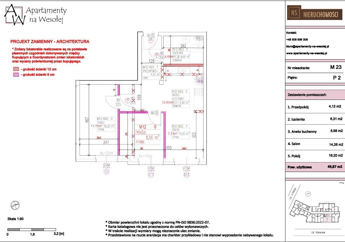 Mieszkanie 3-pokojowe Pruszków, ul. Wesoła. Zdjęcie 20