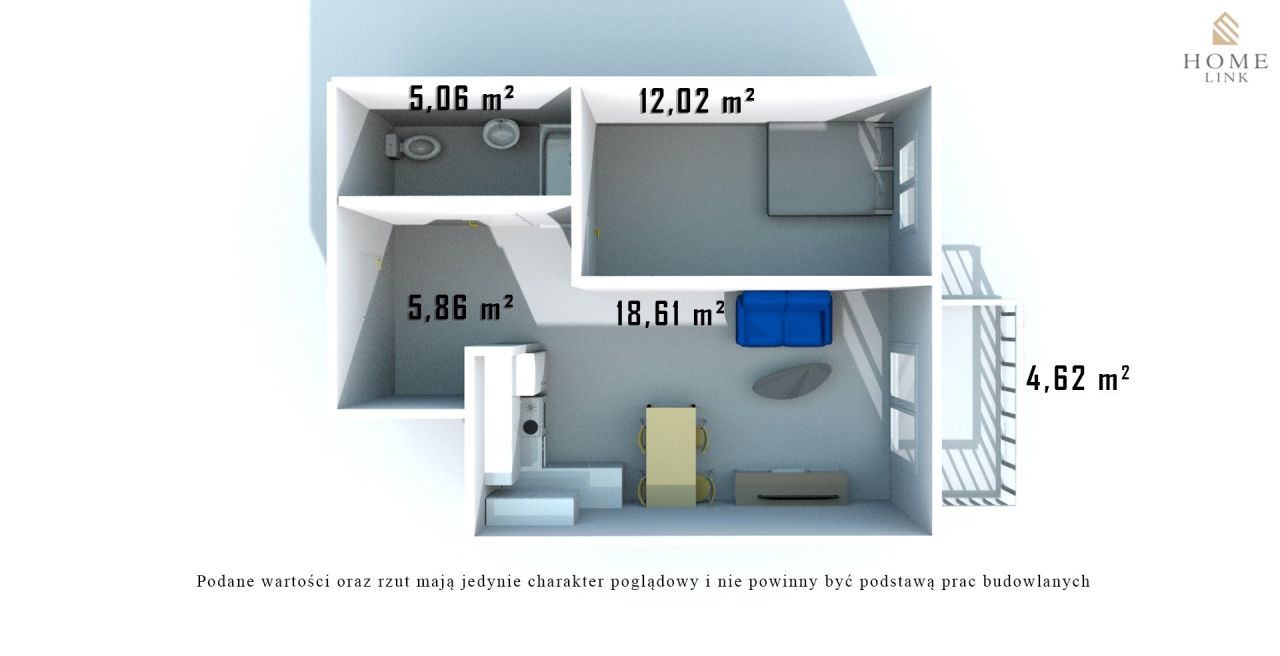 Mieszkanie 2-pokojowe Olsztyn Jaroty, ul. Zbigniewa Herberta. Zdjęcie 16