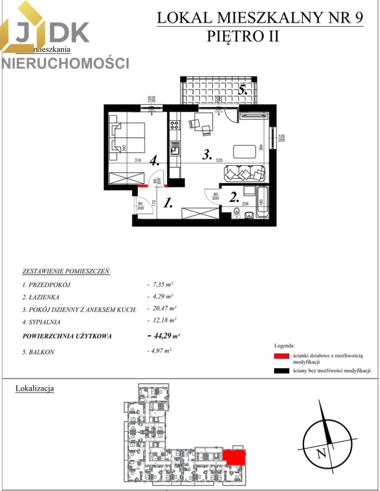 Mieszkanie 2-pokojowe Sochaczew, ul. Kochanowskiego. Zdjęcie 13