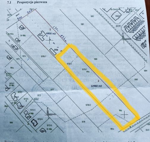 Działka budowlana Święta Katarzyna, ul. Główna. Zdjęcie 1