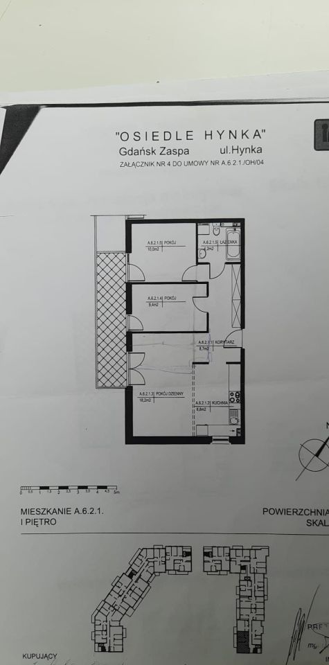 Mieszkanie 5-pokojowe Gdańsk Zaspa, ul. Stanisława Skarżyńskiego. Zdjęcie 19