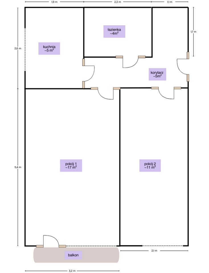 Mieszkanie 2-pokojowe Poznań Zawady, ul. Kotlarska. Zdjęcie 16