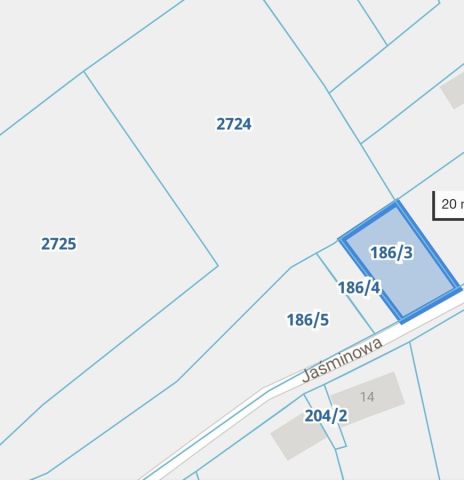 Działka budowlana Zagacie, ul. Jaśminowa. Zdjęcie 1