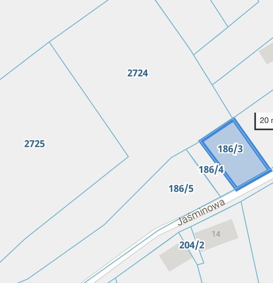 Działka budowlana Zagacie, ul. Jaśminowa