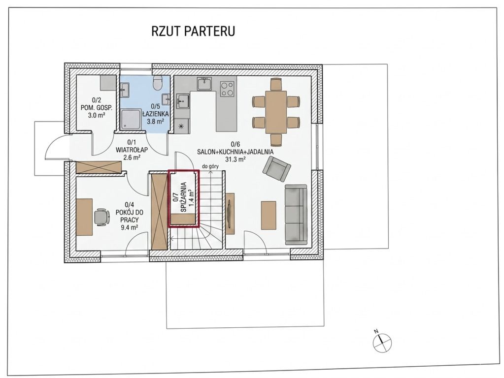 dom wolnostojący, 5 pokoi Głogów Małopolski, ul. Wygoda. Zdjęcie 9