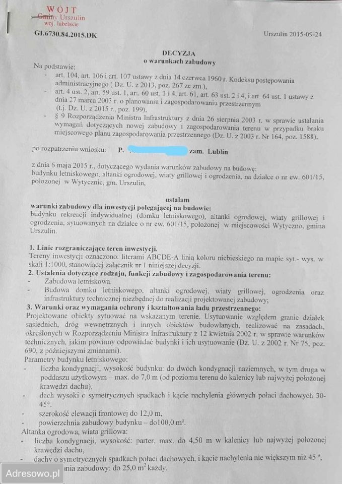 Działka rekreacyjna Wytyczno. Zdjęcie 6