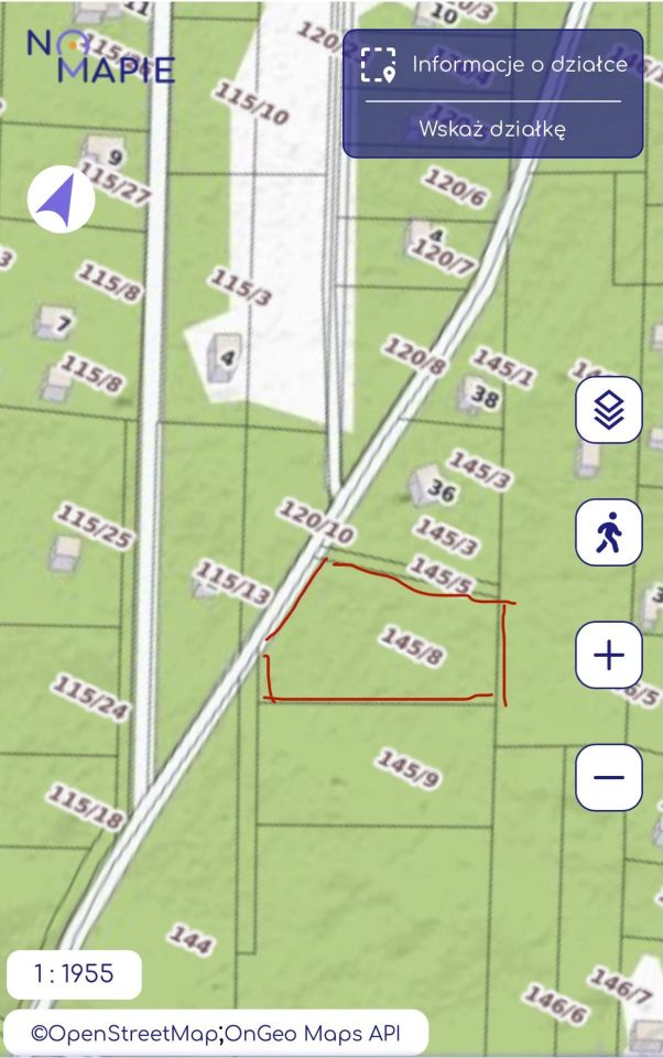 Działka budowlana Wólka-Wojciechówek Wojciechowo, ul. Akacjowa. Zdjęcie 1