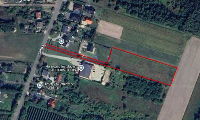 Działka rolno-budowlana Skierniewice, ul. Łódzka. Zdjęcie 1