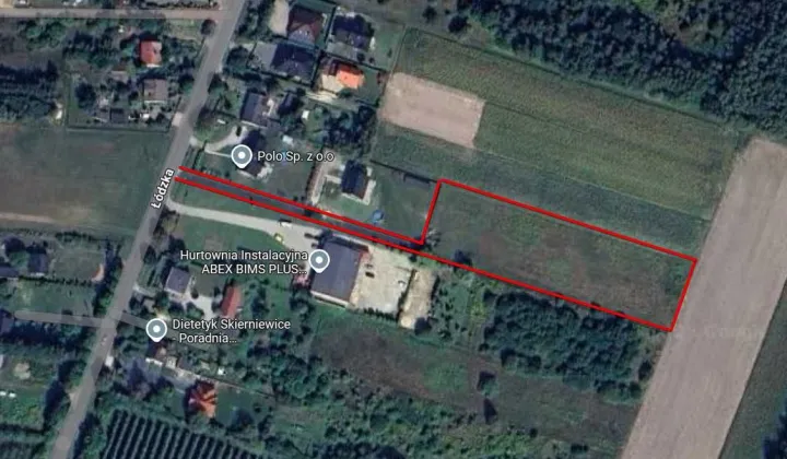 Działka rolno-budowlana Skierniewice, ul. Łódzka
