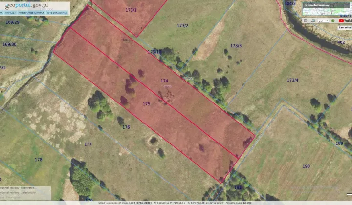 Działka rolna Pniewo