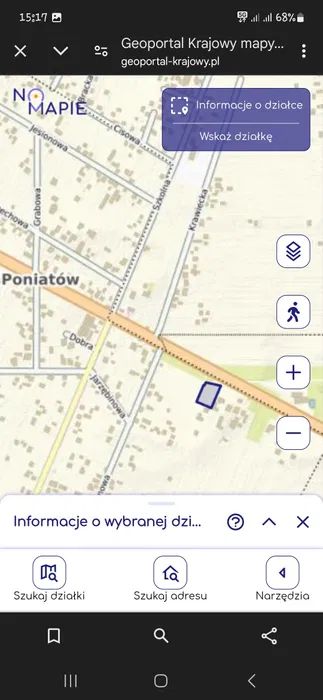 Działka inwestycyjna Poniatów, ul. Piotrkowska. Zdjęcie 5