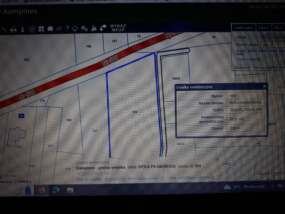 Działka rolna Wola Pasikońska. Zdjęcie 2