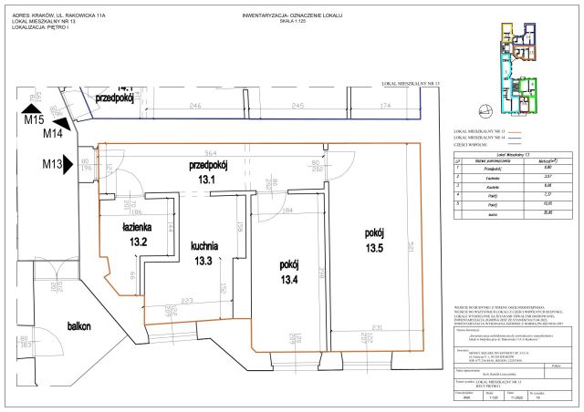 Mieszkanie 2-pokojowe Kraków Stare Miasto, ul. Rakowicka. Zdjęcie 12