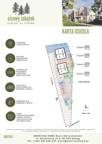 bliźniak, 4 pokoje Elbląg, ul. Cisowa. Zdjęcie 5