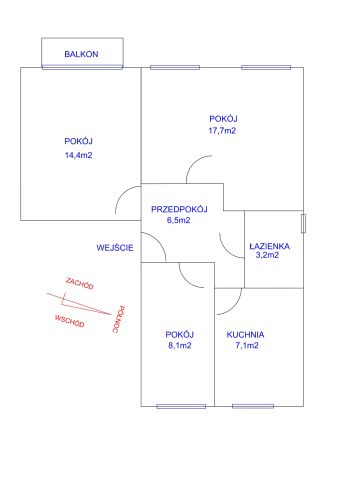 Mieszkanie 3-pokojowe Wołomin, ul. Kobyłkowska. Zdjęcie 1
