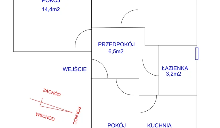 Mieszkanie 3-pokojowe Wołomin, ul. Kobyłkowska
