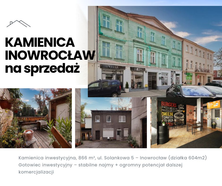 kamienica, 20 pokoi Inowrocław, ul. Solankowa