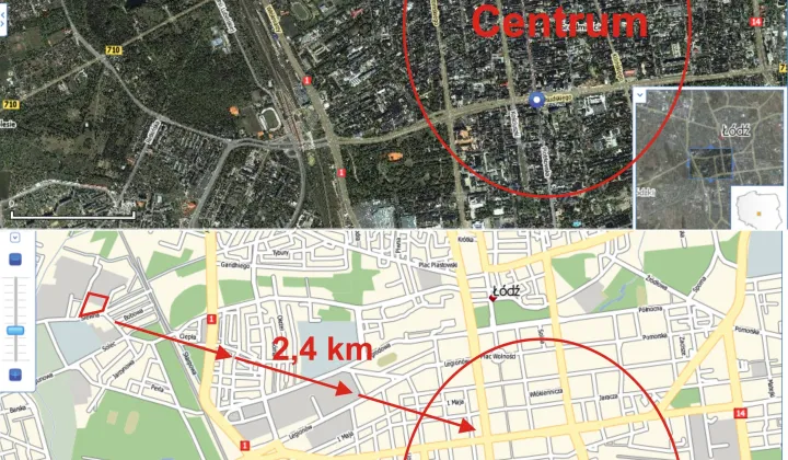 Działka inwestycyjna Łódź Polesie, Siewna 3-5