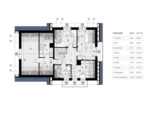 dom wolnostojący, 6 pokoi Rzeszów Budziwój, ul. Budziwojska. Zdjęcie 22
