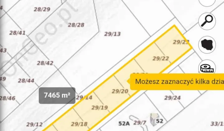 Działka rolno-budowlana Wielochowo