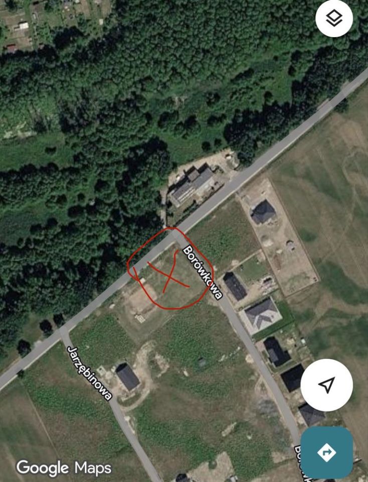 Działka Nowa Kopernia, ul. Borówkowa