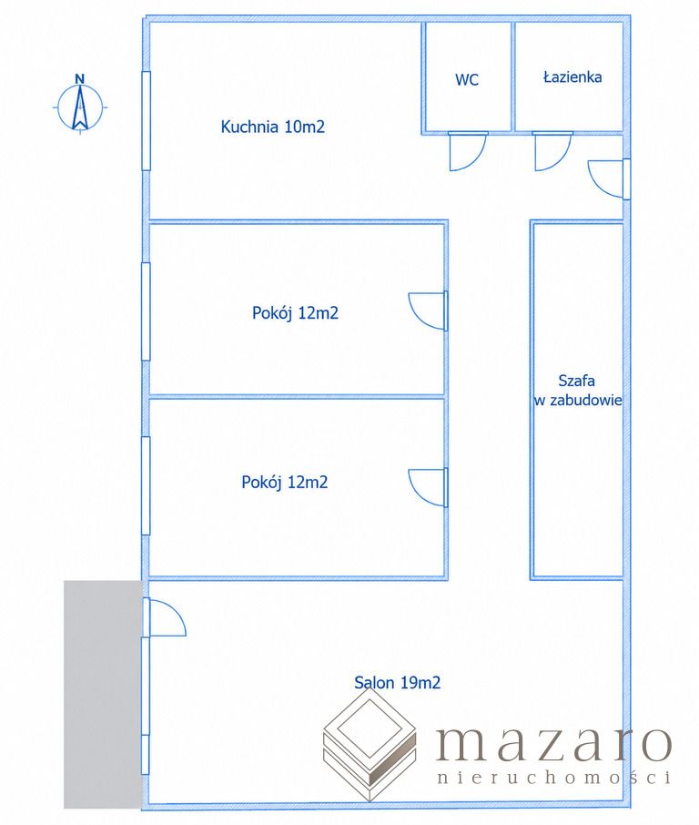 Mieszkanie 3-pokojowe Bydgoszcz Osowa Góra. Zdjęcie 13
