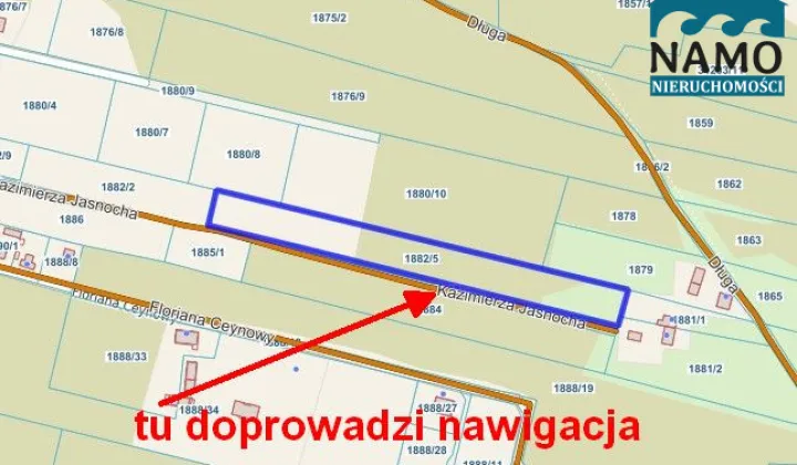 Działka budowlana Czersk, ul. Kazimierza Jasnocha