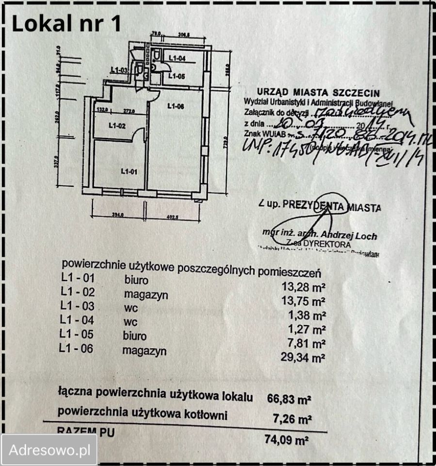 Lokal Szczecin Niemierzyn, ul. Wszystkich Świętych. Zdjęcie 9