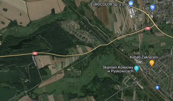 Działka inwestycyjna Pyskowice Dzierżno, ul. Adama Mickiewicza